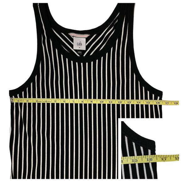 CAbi ATC Wink Dress (Style 5946) - Black/White - Medium - Picture 3 of 12